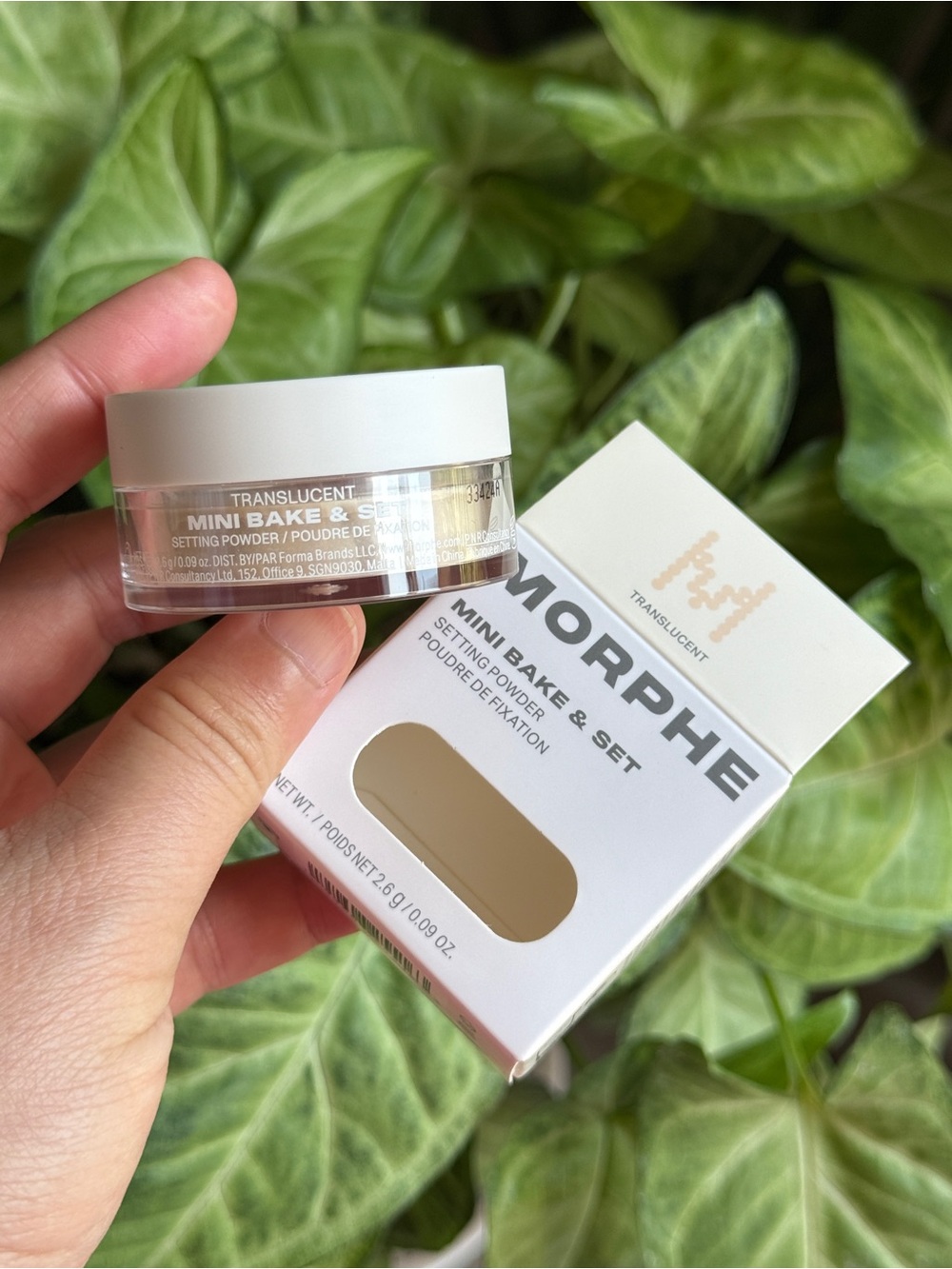 Morphe Mini Bake & Set Setting Powder – Translucent | Mini Size | New